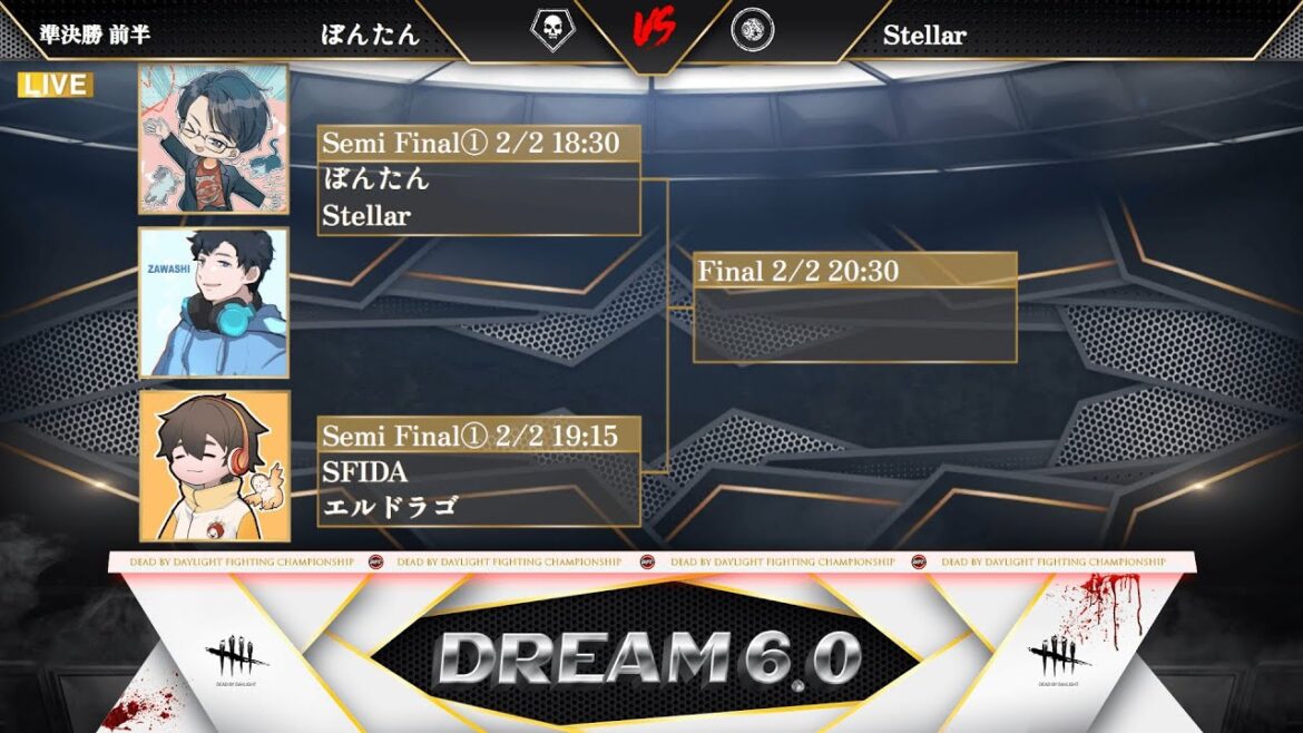 【Dead by Daylight大会】DFC DREAM.6 本戦 ゲストフルコン 実況ざわ氏