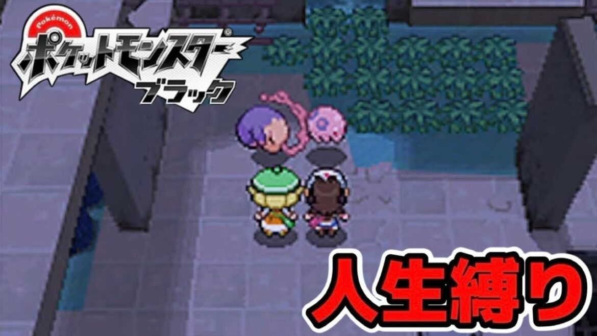【ポケモン】13年前のBWの人生縛り【ポケットモンスターブラック】ゲーム実況#01