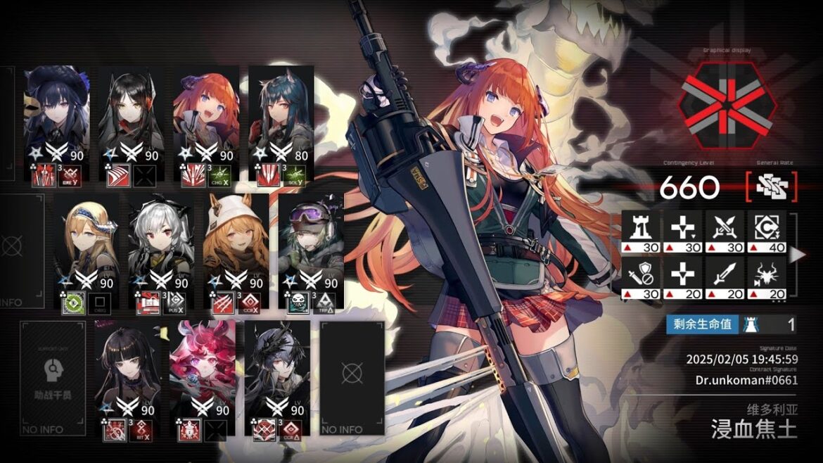 【アークナイツ大陸版】新危機契約#3 660点(初日契約追加分まで)