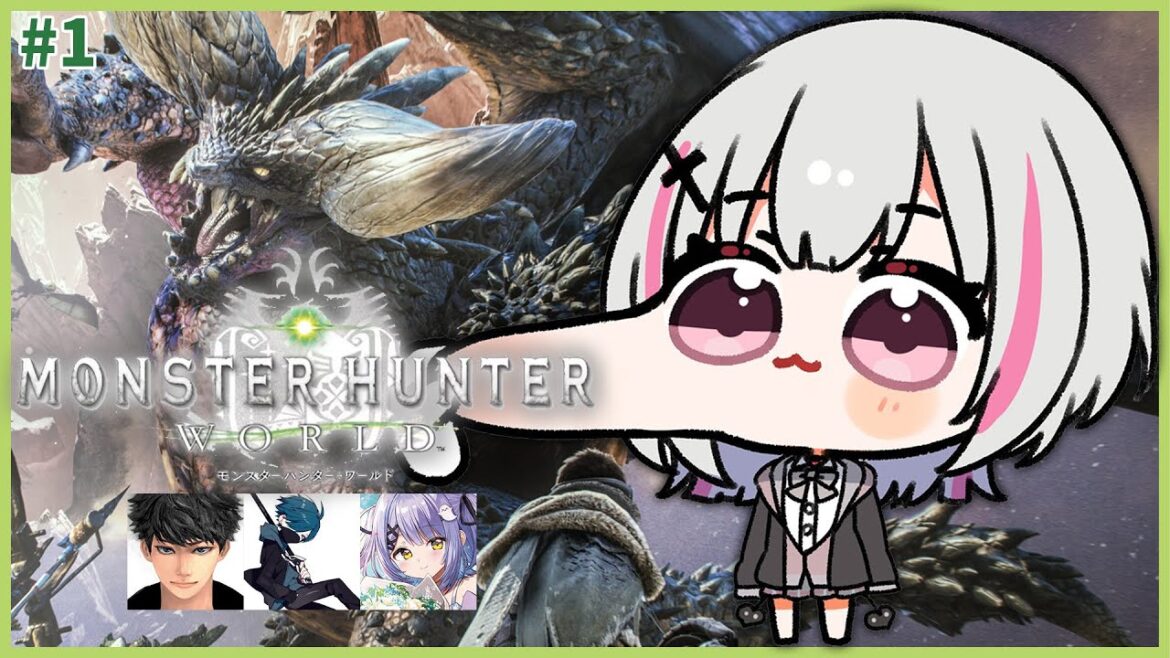 【モンハンワールド / MHW】 ベリオロスにボコられた日 w/ハセシン3.𝐕𝐚𝐧𝐢𝐥𝐋𝐚3.紫宮【空澄セナ/ぶいすぽっ!