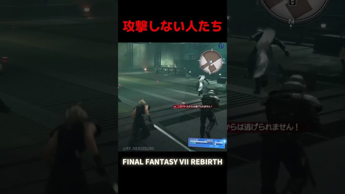 【FF7リバース】絶対に攻撃しない人達w【クラウド・ティファ・セフィロス】