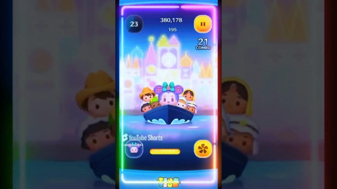 ツムツム スモールワールドミニー セレクトBOX 💕毎日ツムツム更新💕チャンネル登録お願いします💕  #ツムツム、 #shortsvideo #ディズニー #スモールワール#