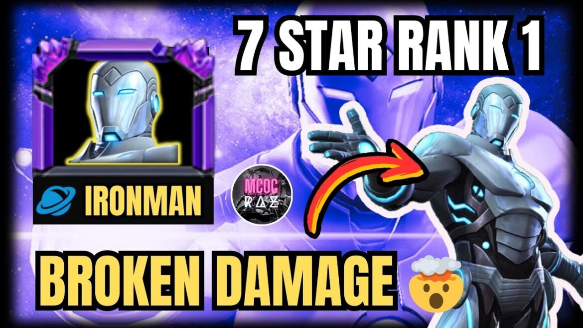Mcoc 7 star Rank 1 Superior ironman Super crazy Damage! 🤯 | Marvel contest of champions #mcoc