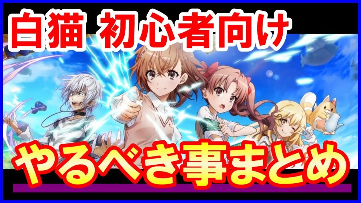 【白猫】とある科学の超電磁砲コラボ!初心者さんがやるべき事まとめ、コンプ&最強に近づける方法やジュエルの稼ぎ方をまとめました。