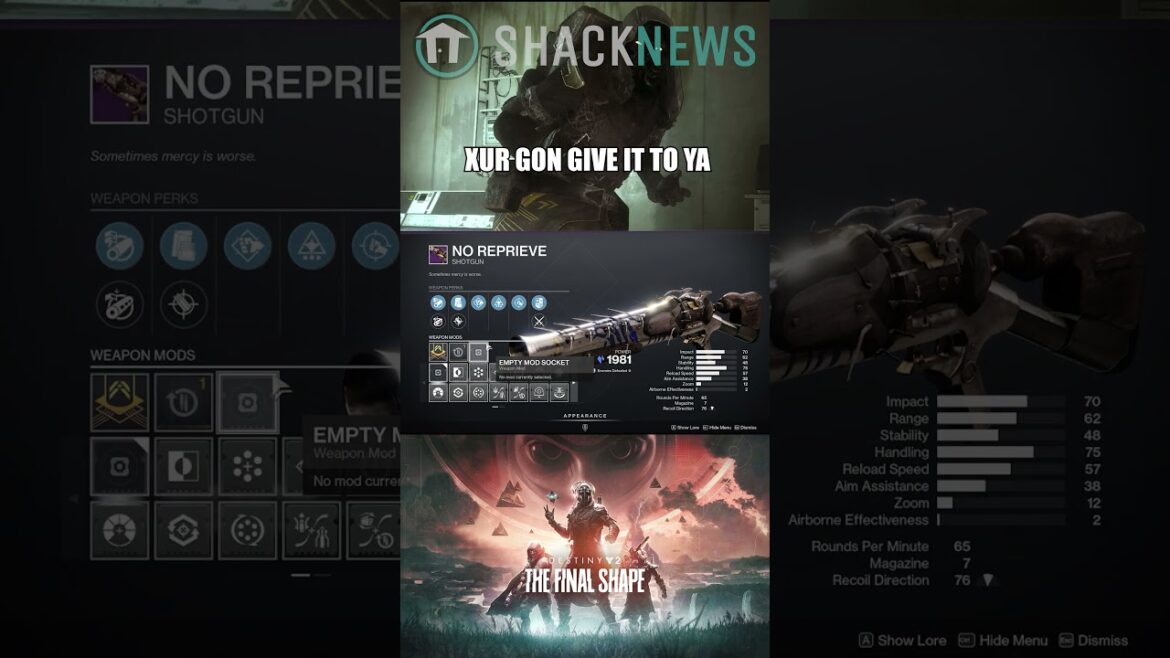 Xur’s Location & Wares – Destiny 2 – February 21, 2025 #xur #destiny2 #bungie