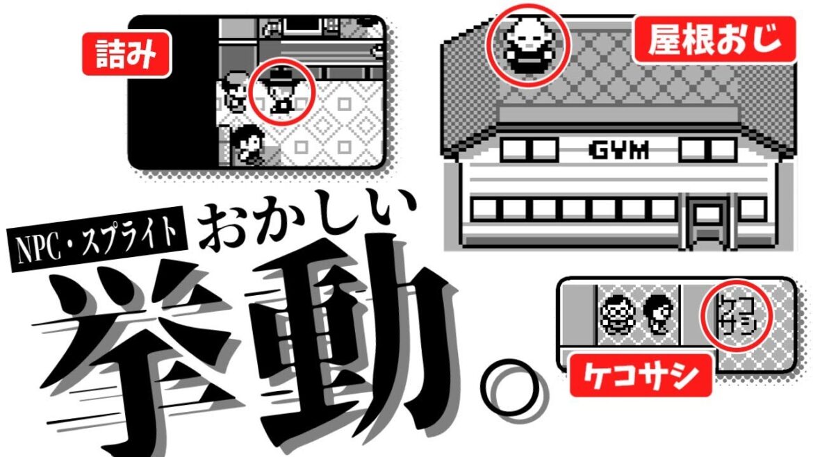 【初代ポケモン】変な動きをするNPCの仕組み バグの仕組みを図解