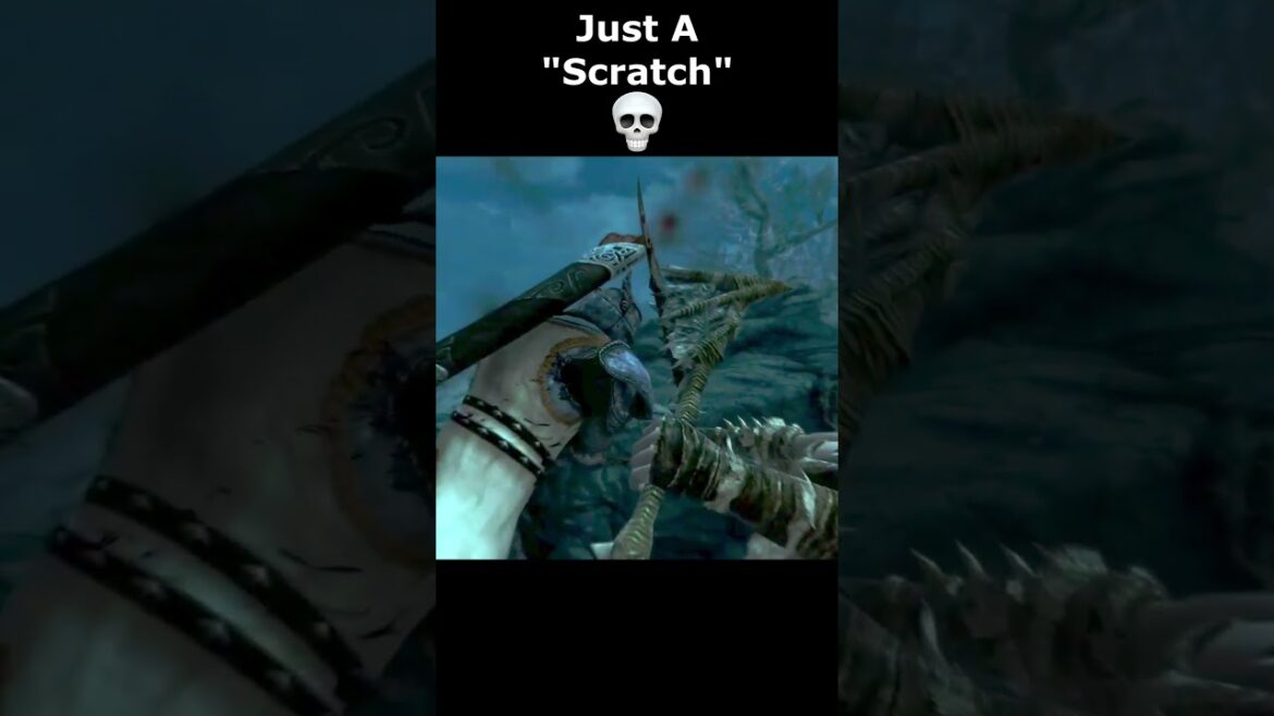 Just A “Scratch” ๐ #skyrim #skyrimanniversary #elderscrolls #shorts