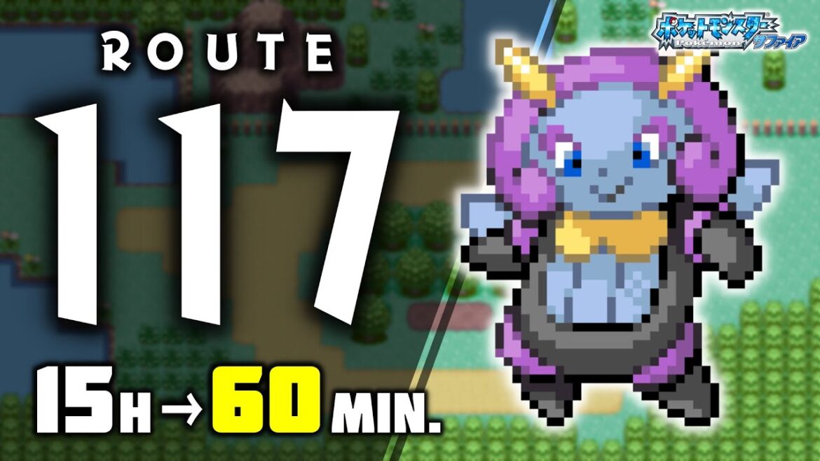 【総集編】117番道路のポケモンだけでルビサファクリアできるのか!?ダイジェスト【レベル上げ/買い物禁止】