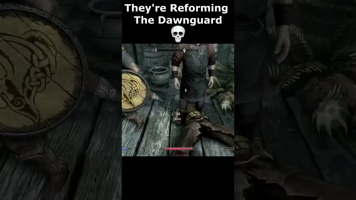 They’re Reforming The Dawnguard ๐ #skyrim #skyrimanniversary #elderscrolls #shorts