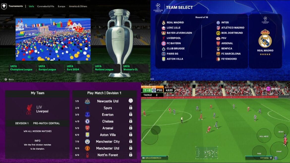 FIFA 16 MOBILE MOD EA SPORTS FC 25 ANDROID OFFLINE ALL TOURNAMENT NEW FACES KITS 2025 FULL TRANSFERS