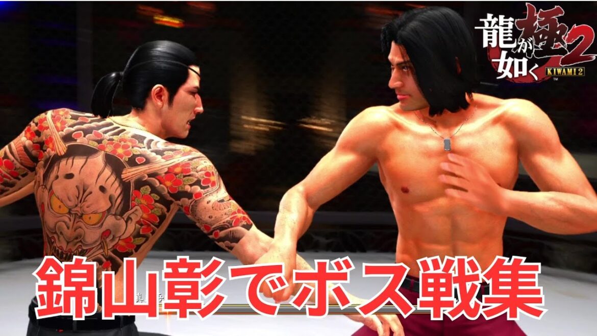 【龍が如く極2】錦山で本編ボス戦集【Yakuza Kiwami 2】