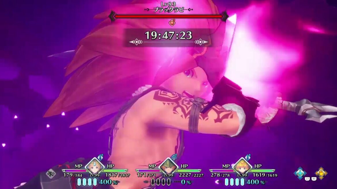 聖剣伝説3 Trials of Mana ノーフューチャー ブラックラビ 1撃で撃破