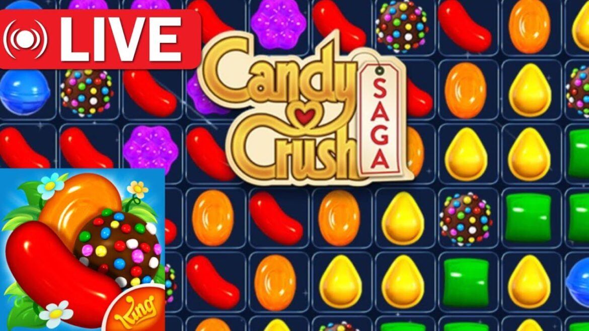 Candy Crush Live || Puzzle Game Live | Candy Crush Saga Live Candy Crush Level Up
