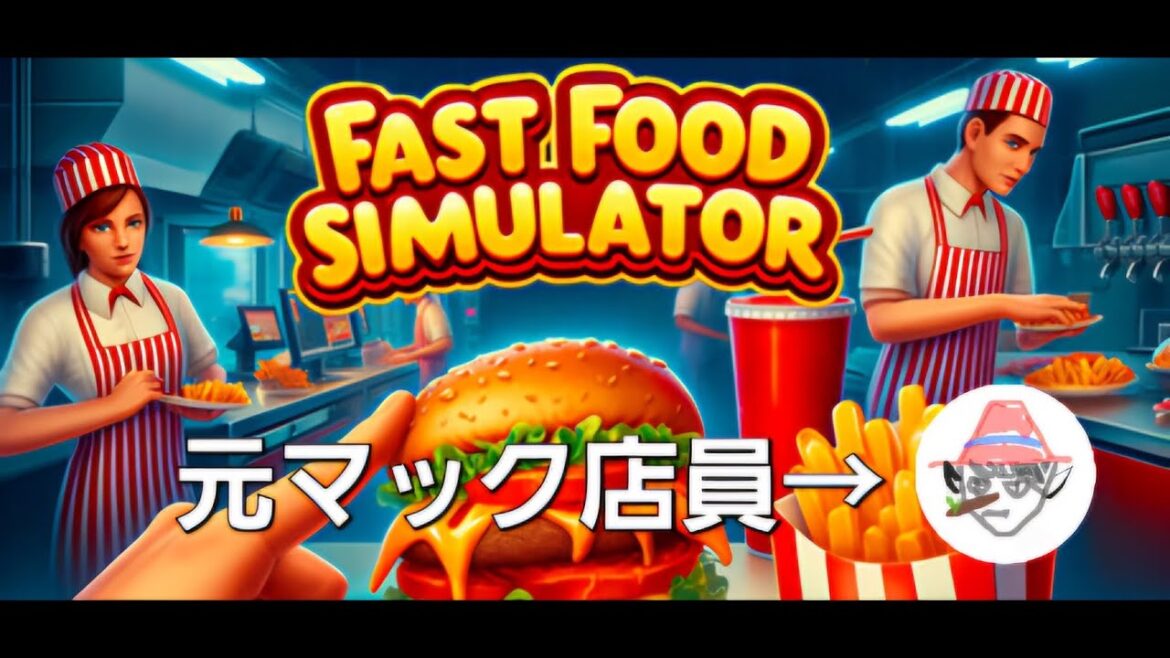 元マック店員がこなすワンオペバーガーショップ【Fast Food Simulator】