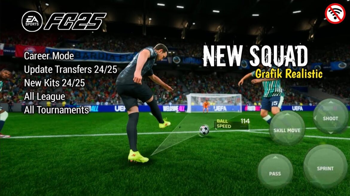 Fifa 16 Mod FC 25 Android Offline New Update Squad Career Mode All Tournament