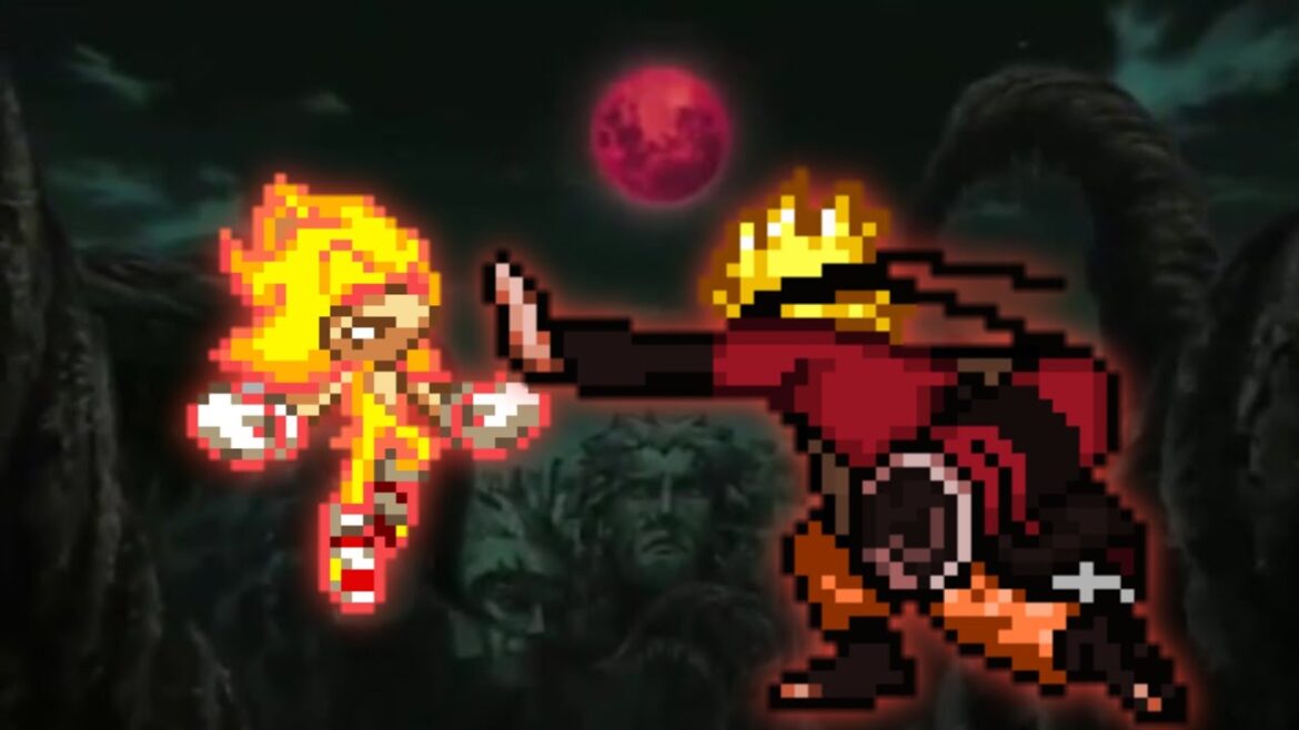 Super Sonic V2(New) VS Naruto V3 in Jump Force Mugen