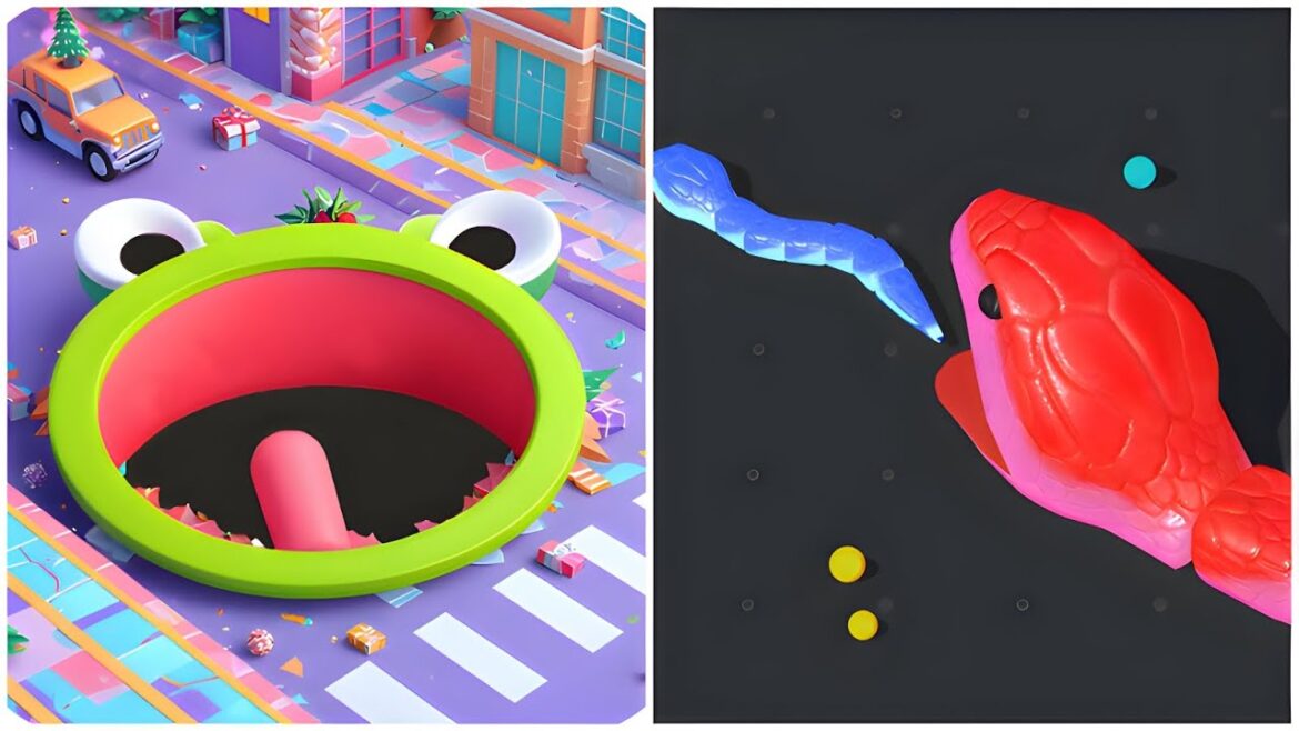 Hole.io vs Snake Clash.io – (New Update, ASMR Game), Max Level