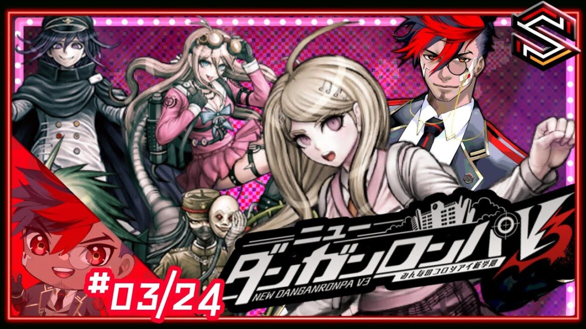 【新学期生活】🏫🔍4) 第1章まで “ #ニューダンガンロンパV3みんなのコロシアイ新学期 ” 初見実況プレイ【男性VTuber】