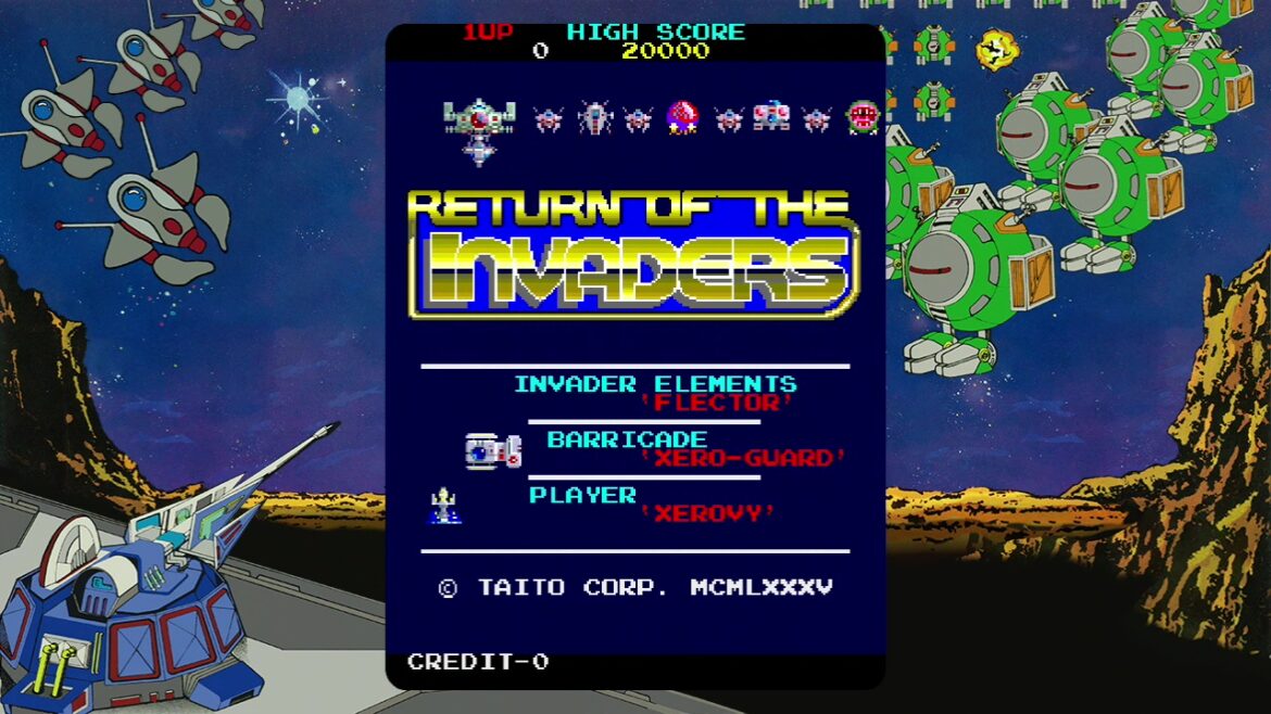 「リターン・オブ・ザ・インベーダー」が稼働40周年。確かな面白さとセンスを感じられるゲームデザインが施された「スペースインベーダー」シリーズ3作目 - GAME Watch