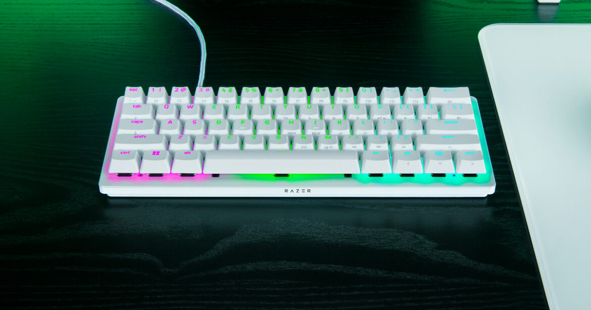 ラピッドトリガー搭載ゲーミングキーボード「Razer Huntsman V3 Pro Mini」にホワイトエディションが登場！3月28日発売
