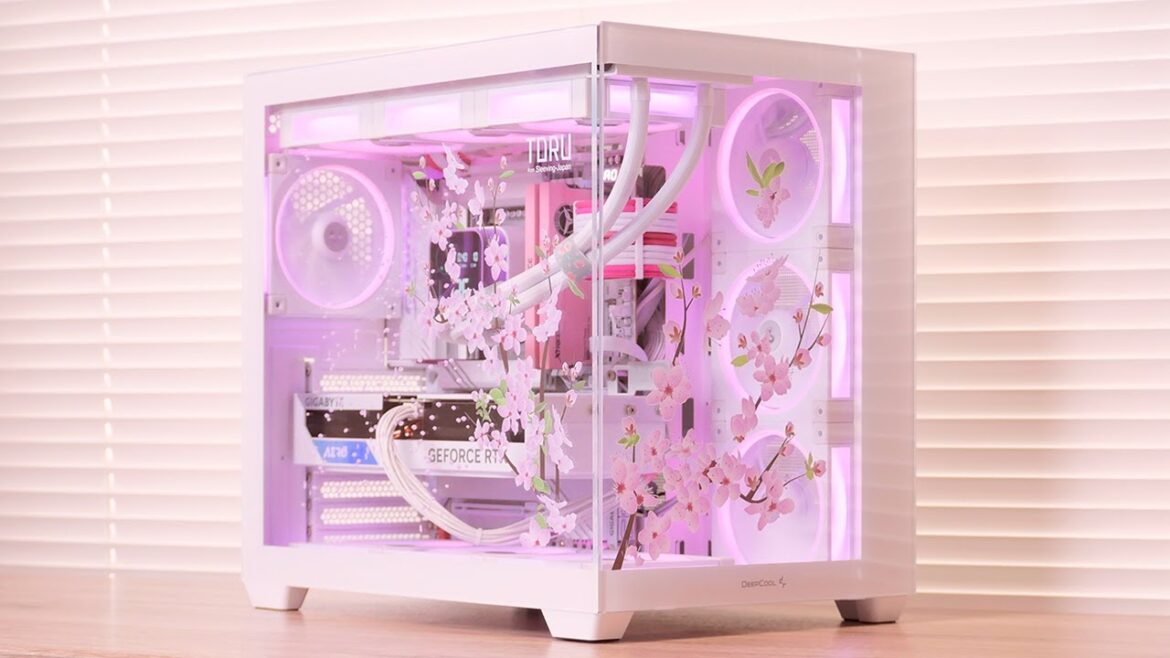 DeepCool CG530 4F WH ホワイト ゲーミング PC組み立て SAKURA 桜 DeepCool CG530 4F WH ホワイト ゲーミング PC組み立て SAKURA 桜