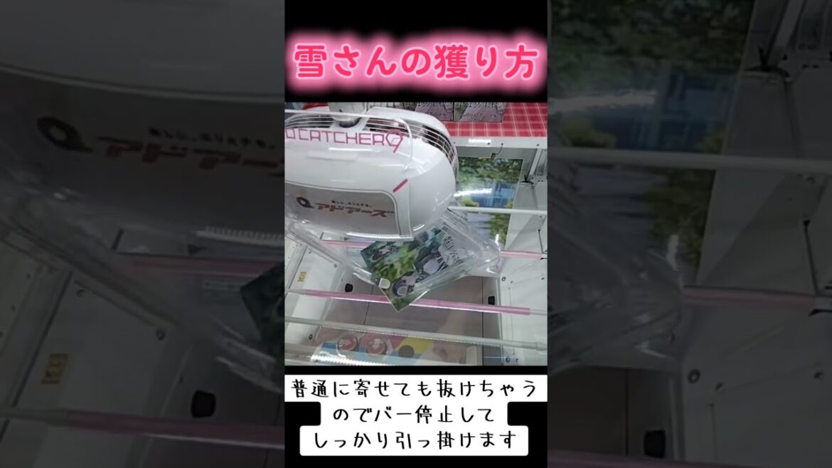 #ゲーセン #クレーンゲーム #攻略 #橋渡し #君は冥土様 #君は冥土様雪 #雪 #ワイドレジャー