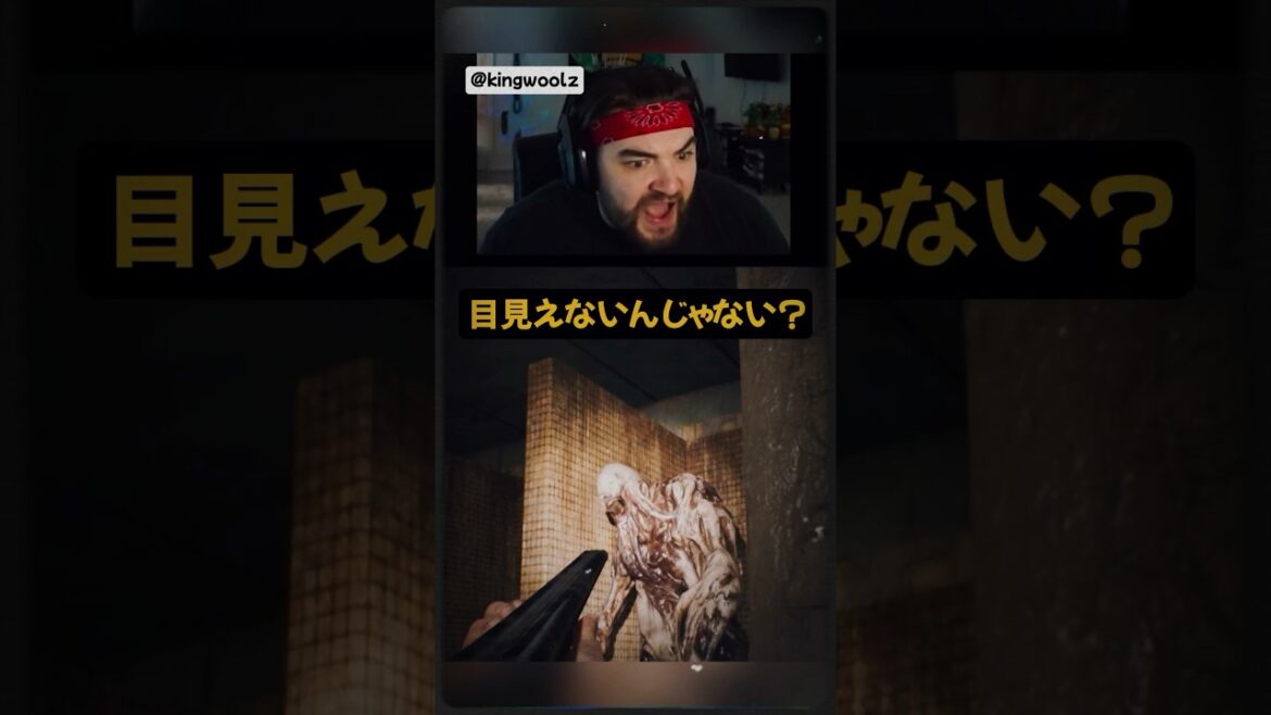 ホラーゲーム配信者にびっくりスーパーチャット。