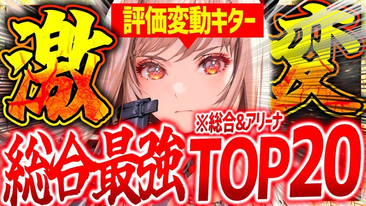 【メガニケ】順位激変だー!!総合最強TOP10&アリーナTOP10最新版がヤバい...!!【勝利の女神NIKKE】