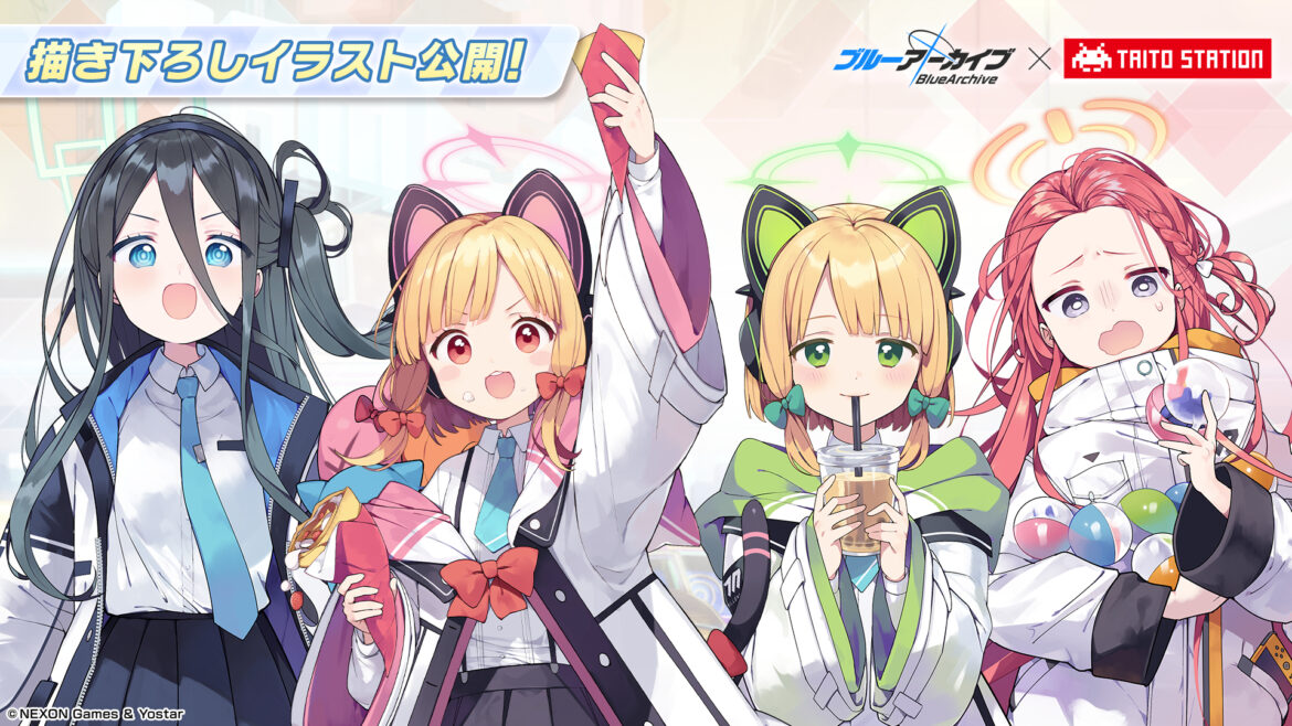 「ブルアカ」とタイトーステーションがコラボ！ アリスやモモイなどゲーム開発部のグッズが多数公開 - GAME Watch