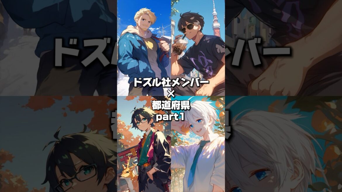 ドズル社×都道府県 part1 #ドズル社 #おんりー #ゲーム #マイクラ #ゲーム実況 #イラスト