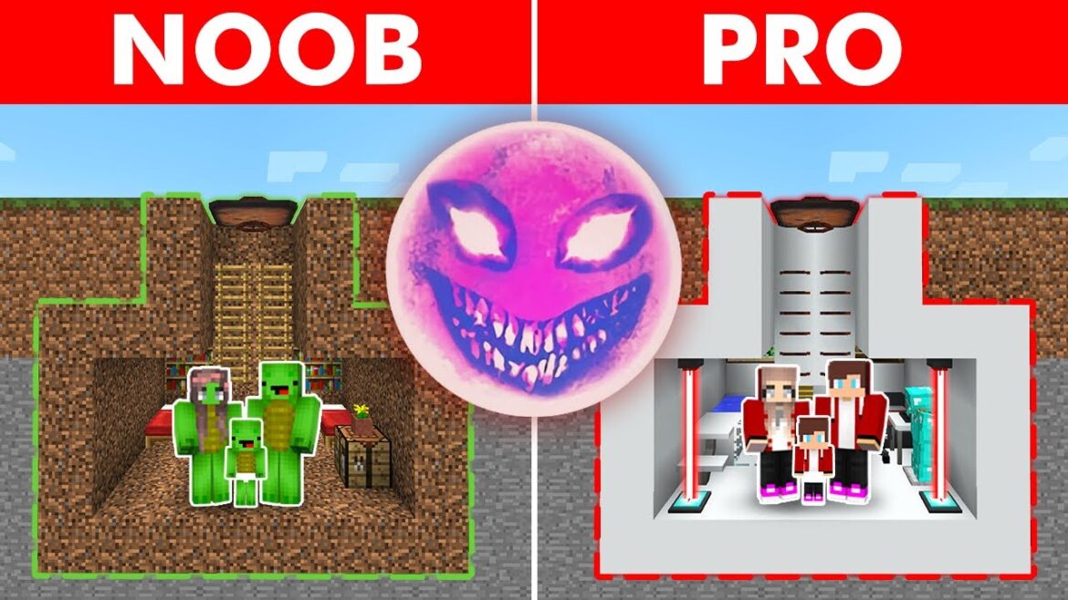 最強家族シェルターを作ってレッドサンから家族を守る！【まいくら・マインクラフト】