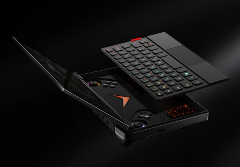 クラムシェルだがキーボード着脱式のポータブルゲーミングPC – PC Watch クラムシェルだがキーボード着脱式のポータブルゲーミングPC - PC Watch