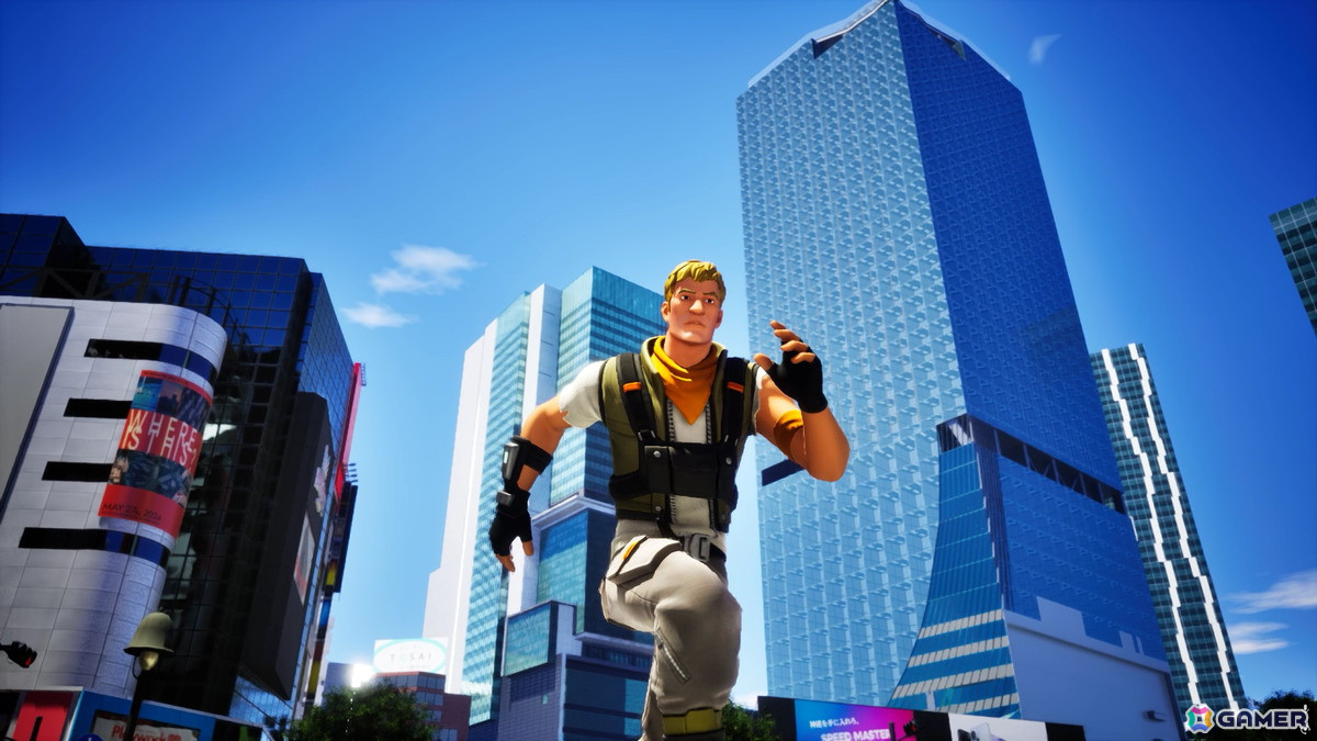 リアルとデジタルが交差する、渋谷の街並みを再現。