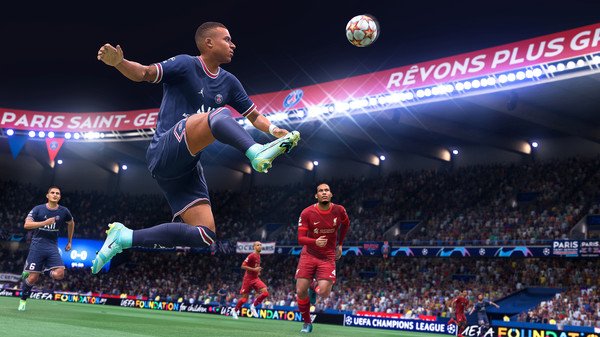 FIFA22のゲーム画像