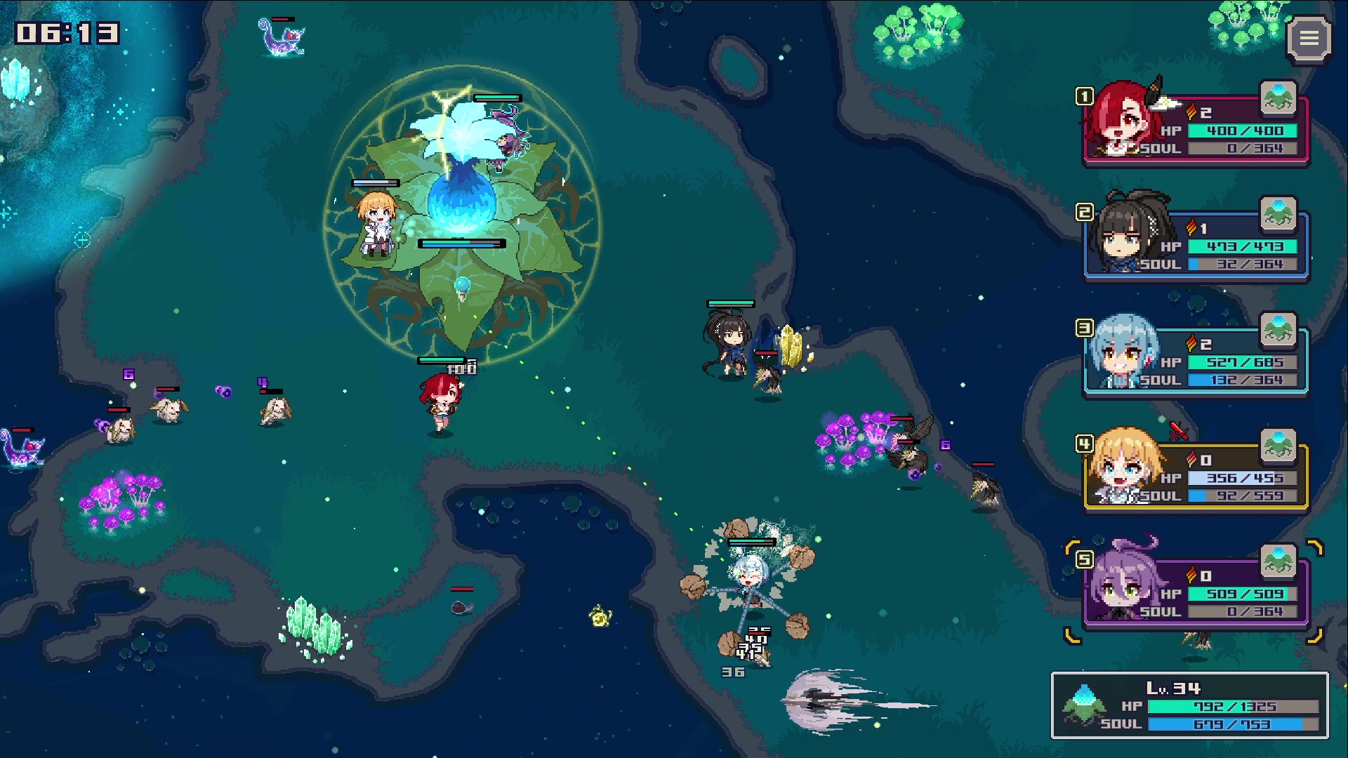 『Mayhem Maidens』レビュー・感想・評価：リアルタイムに5キャラを 