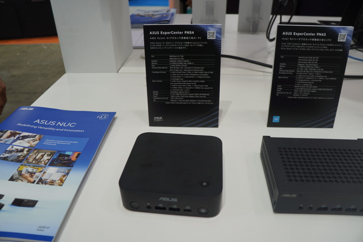 ASUSが国内未発売のCopilot+ミニPC、MINISFORUMはGeForce RTX 5060搭載のゲーミングミニ【Japan IT Week 春 2025】