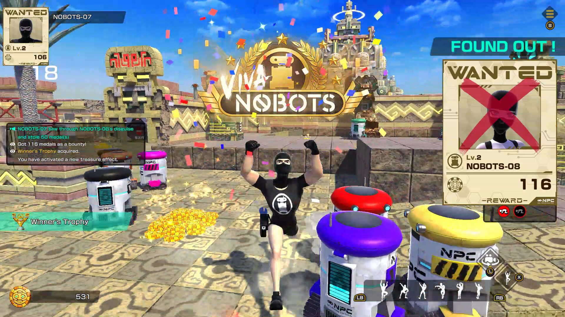 『VIVA NOBOTS』ユーザーテストがSteamにて開始。“NPCになりすましたプレイヤー”を暴くアクションゲーム_003