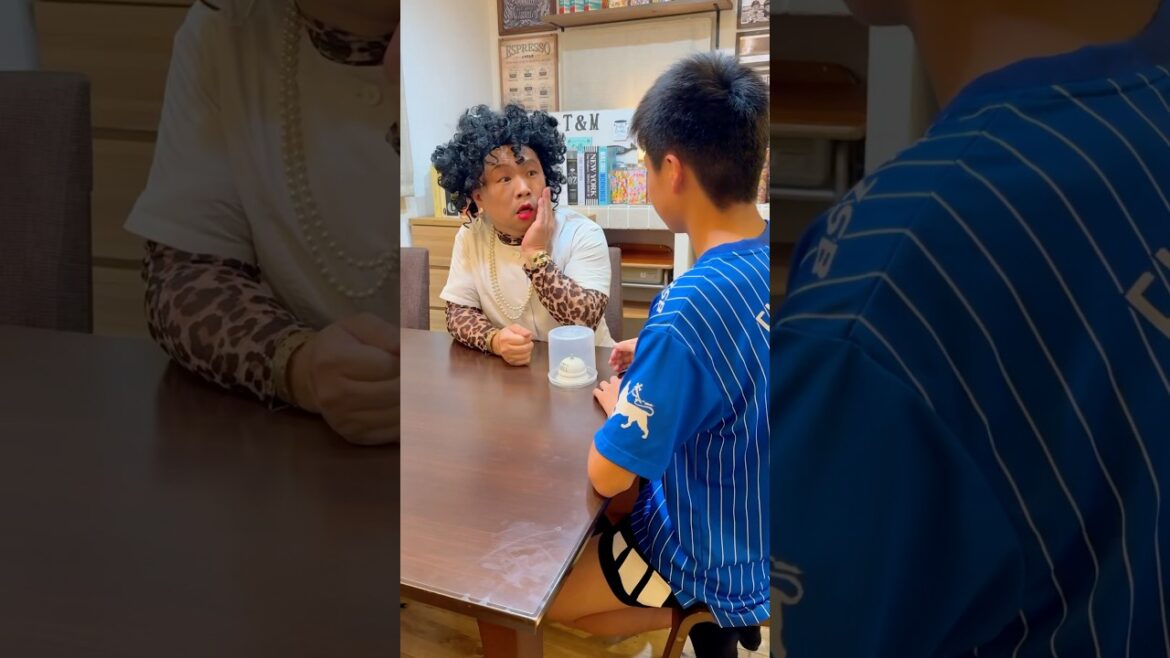 ベールゲームで1度も勝てないママ🤣😳😅 #bell #game #funny