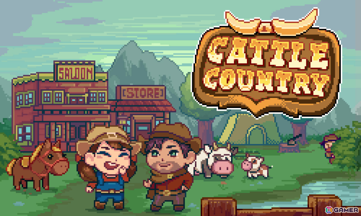 カウボーイ・スローライフゲーム「Cattle Country」の発売日が5月27日に決定!クラフトや農業、家づくりなど盛りだくさんの体験版も配信の画像