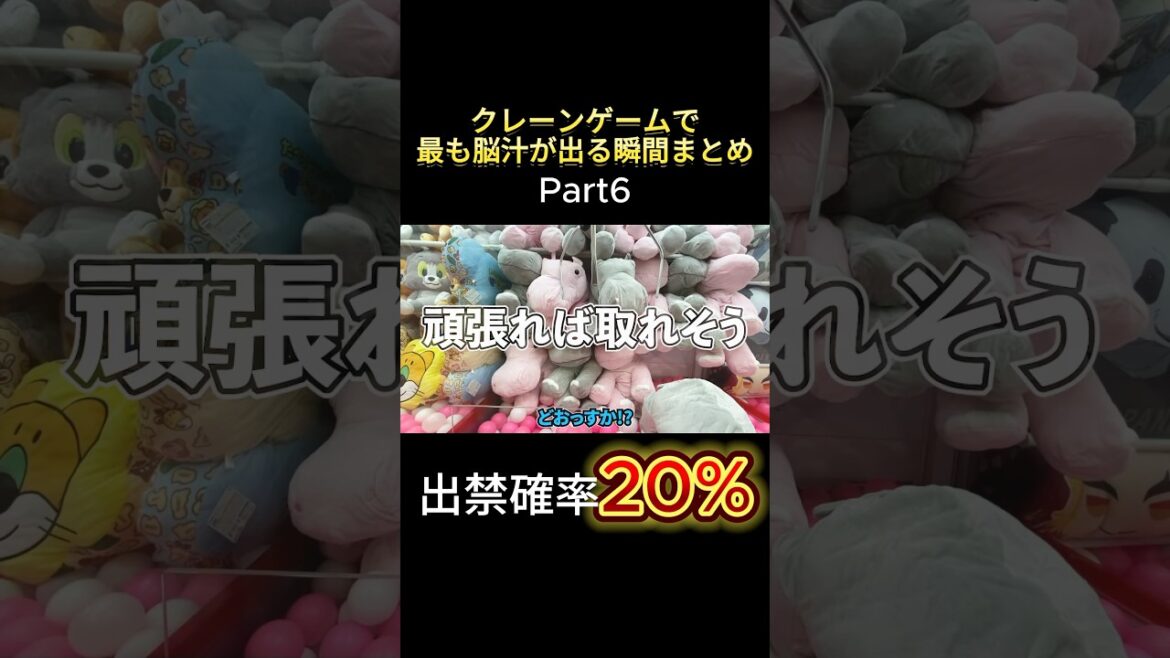 店員が怒るぬいぐるみの取り方www #ufoキャッチャー #ゲーセン #ゲームセンター #arcade #clawmachine #日本夾娃娃