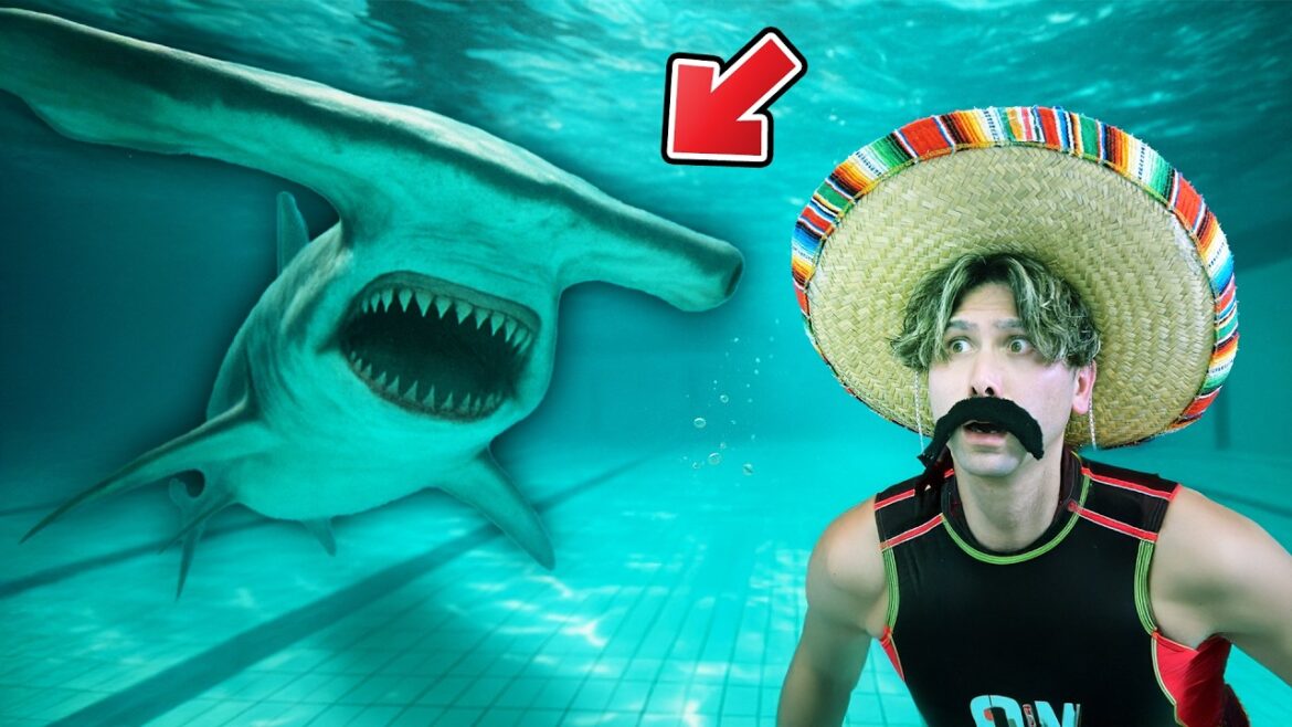 『人食いサメがいるプール』から脱出するゲームが怖すぎる…泣【Sharks and Minnows】