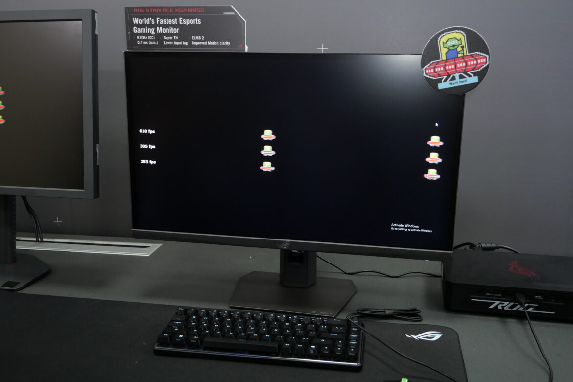 ASUS/ROG、世界最速610HzモニターやThunderblot 5対応eGPUドックを発表 - PC Watch