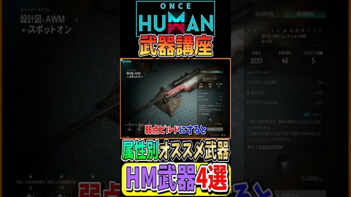 属性別武器紹介！おすすめハンティングマーク武器3選！