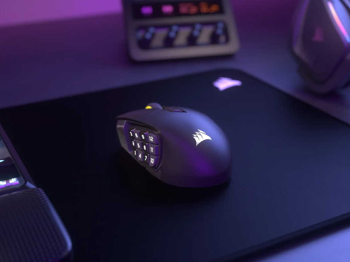 CORSAIR、16個のボタンを搭載した無線ゲーミングマウス - PC Watch