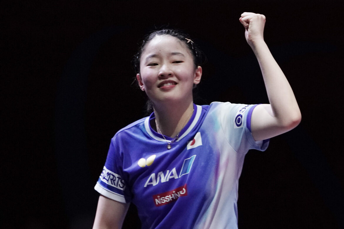 張本美和 フルゲームの大接戦を制してベスト16入り！北朝鮮のアジア女王にリベンジ達成【世界卓球】｜テレ東卓球NEWS：テレ東