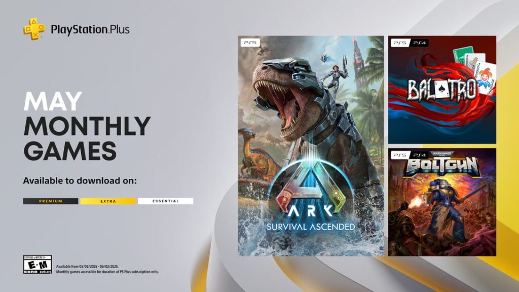 「ARK」、「Balatro」追加。PS Plus、5月の海外向けフリープレイタイトルが公開 - GAME Watch