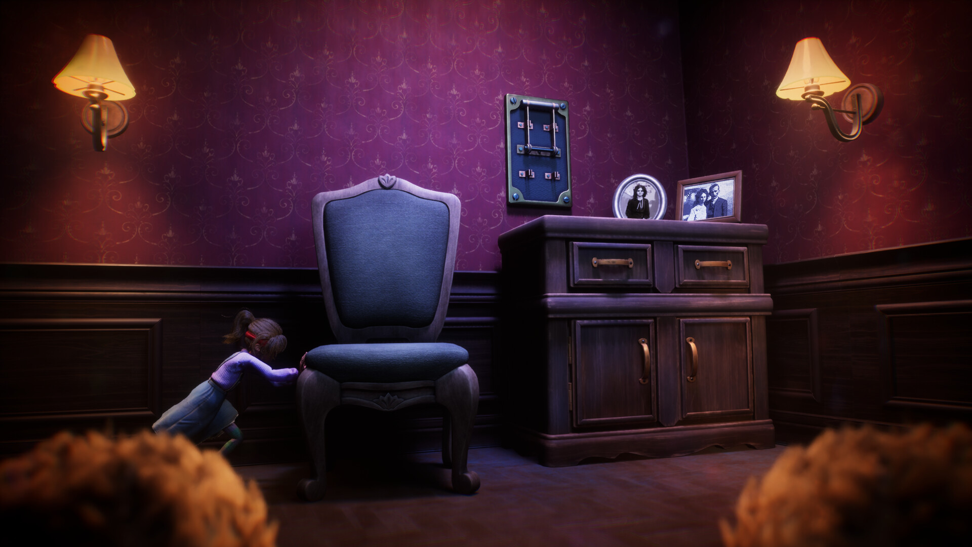 ホラーゲーム『Out of Sight』がリリース。盲目の少女がテディベアの目を借りて、不気味な屋敷からの脱出を目指す_003