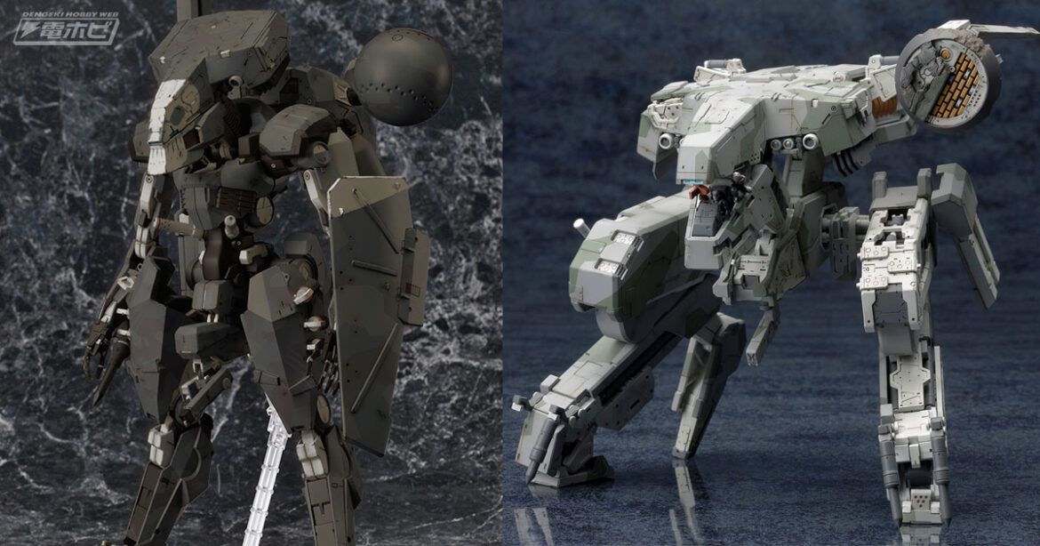 REX形態から直立二足歩行形態への変形を再現！『メタルギア ソリッド』メタルギア サヘラントロプス Black Ver.のプラモデルが再販！半壊状態のメタルギア REXも！