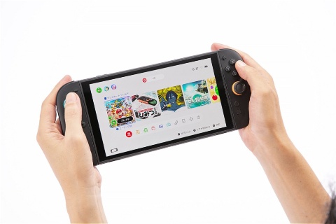 コントローラーの形のSwitchのまま。握ってみると、手にしっくりなじむ