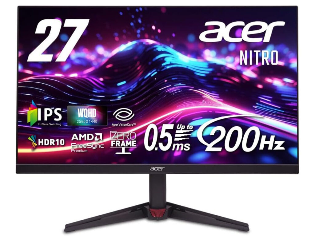3万円台前半の27型WQHD/200Hzゲーミングモニター。日本エイサーから – PC Watch 3万円台前半の27型WQHD/200Hzゲーミングモニター。日本エイサーから - PC Watch